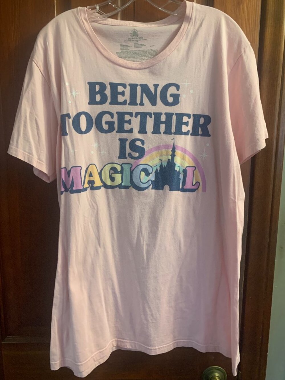 Being Together Is Magical Disney  XL Short Sleeve T Shirt